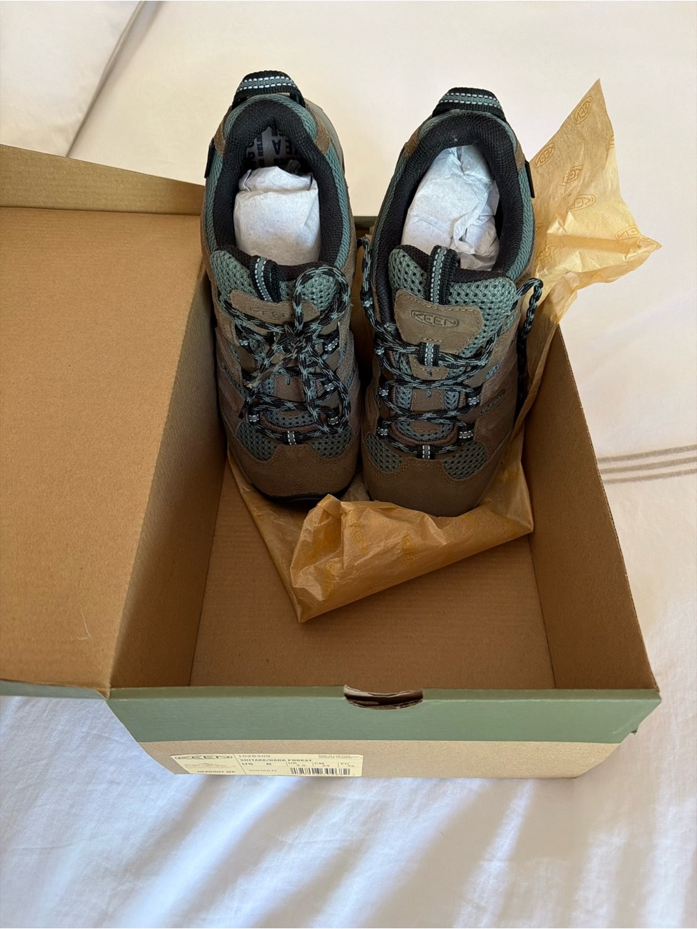 KEEN women’s Olive and Dark Green Trail Sneakers